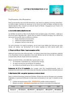 MESSAGE AUX CONCITOYENS N°14